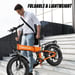 Vélo électrique pliant VARUN S20-2 tout suspendu 20 pouces avec batterie 48 V 13 Ah