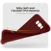 Moozy Minimalist Series Coque en silicone pour Samsung S8, Vin Rouge – Finition mate fine et souple en TPU