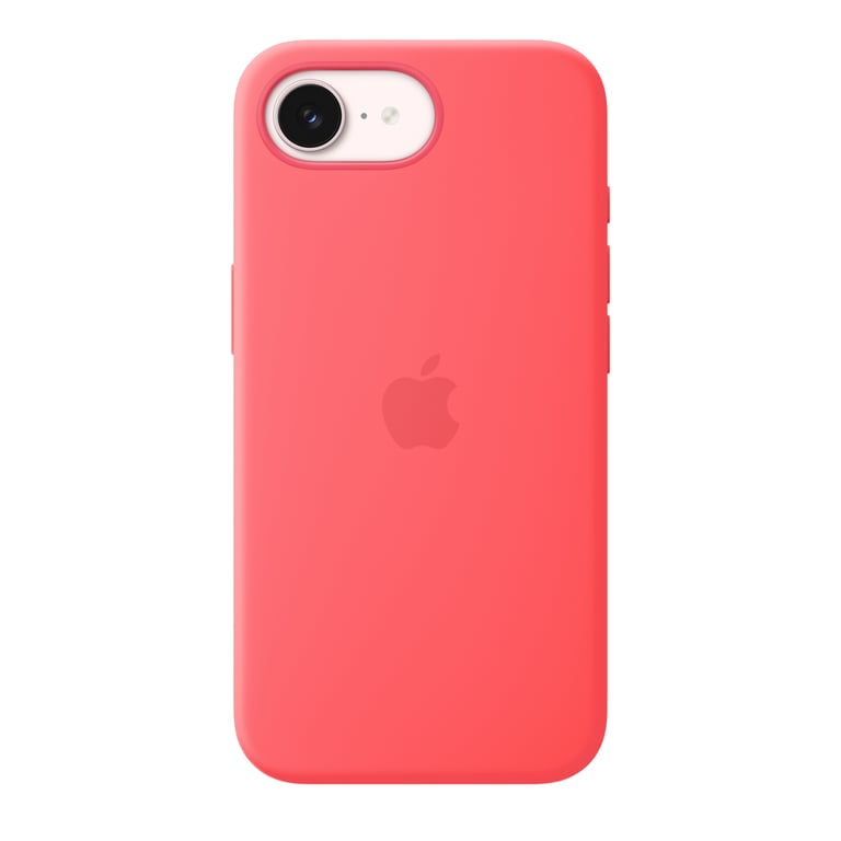 APPLE  Coque En Silicone Avec Magsafe Pour Iphone 17e - Rose Goyave