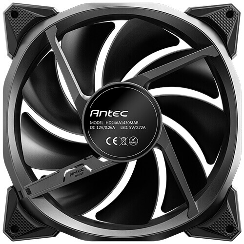 Antec Fusion T3 140 ARGB PWM Boitier PC Ventilateur 14 cm 1 pièce Neuf