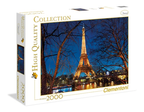 Clementoni Puzzle 2000 pièces : Tour Eiffel illuminée - vue 6