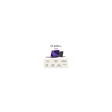 Ordinateur portable LG Gram 17Z90TR E.AD8BF 17'' WQXGA Intel Core Ultra 7 32Go 2To SSD RTX 5050 Noir Obsidien