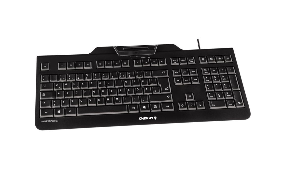 CHERRY KC 1000 SC Clavier filaire lecteur cartes à puce USB AZERTY FR Neuf - vue 3