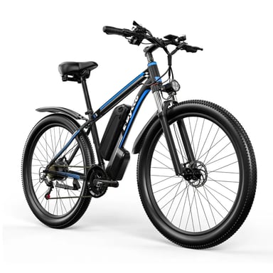 VéLo Électrique E8 | Vitesse Max 48 km/h | Autonomie 60 km | Moteur 750W | Batterie 48V 17.5Ah | Pneus 29 Pouces | Noir