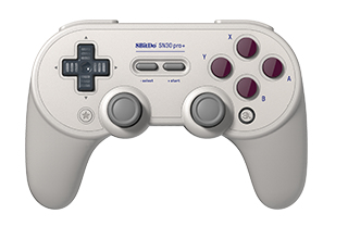 8Bitdo SN30 Pro+ Gris, Blanc Bluetooth Manette de jeu