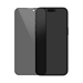 Protector de pantalla de vidrio templado de privacidad (cobertura del 100 %) para Apple iPhone 15 Pro, color negro