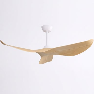 ROLINE Ventilateur de plafond 132 cm 52 pouces sans éclairage avec moteur DC silencieux 6 vitesses télécommande