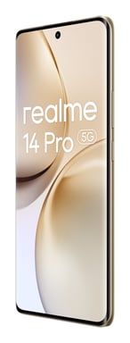 Smartphone Realme 14 Pro 5G 12Go RAM 512Go Bianco 6.77'' Doppia SIM Android 15 USB Type-C 6000mAh