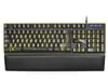 Mars Gaming MK320ES, Teclado Gaming H-Mech, 13 Modos RGB y Halo, Reposamuñecas Acolchado, Antighosting, Idioma Español, Color Negro