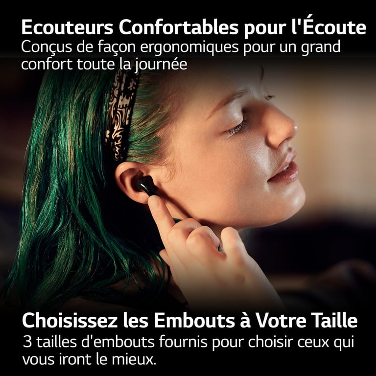 LG TONE Free T90 W - vue 3