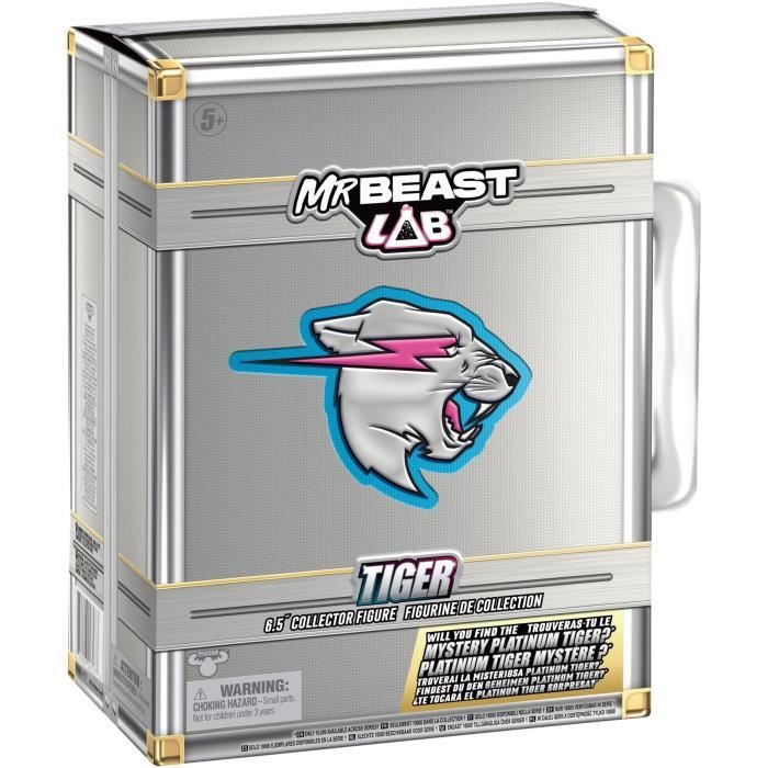Figurine Collector - MOOSE TOYS - Tigre Mr. Beast Lab - 8,8 cm, Collection - Neuf