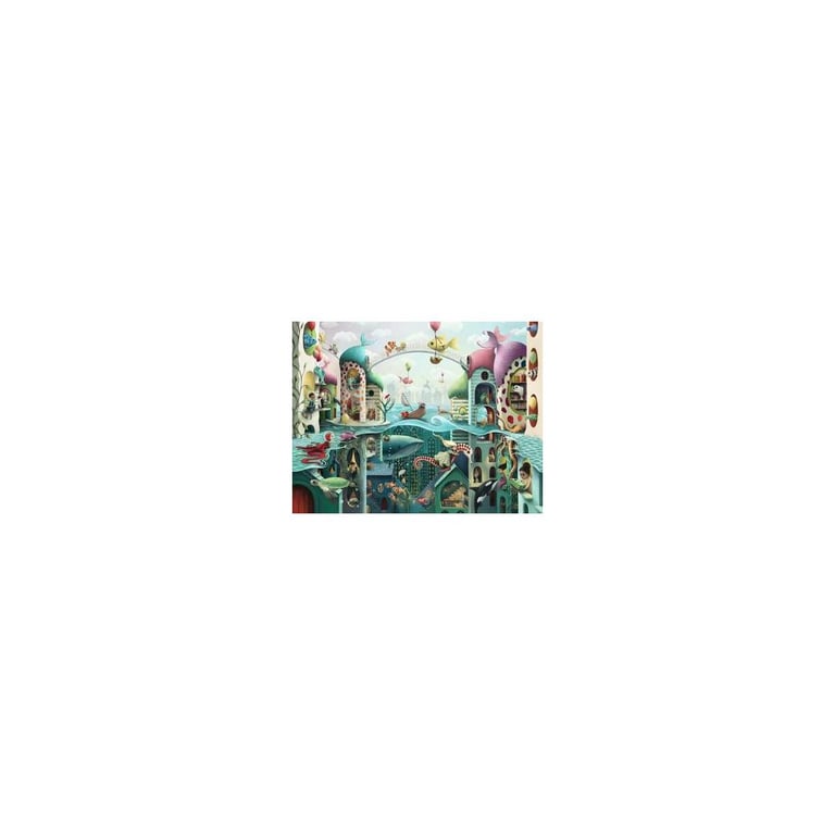 Puzzle 2000 pièces : Si les poissons pouvaient marcher Demelsa Haughton Ravensburger France - vue 2