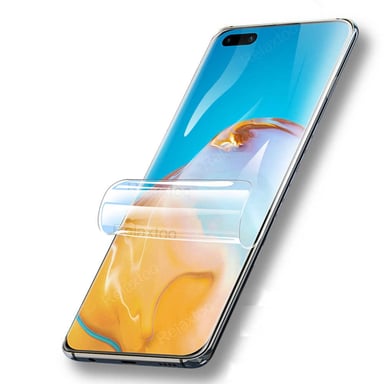 Pack de 3 Films Hydrogel pour ''HUAWEI P40 Lite'' Incurve Ecran Protection Transparent