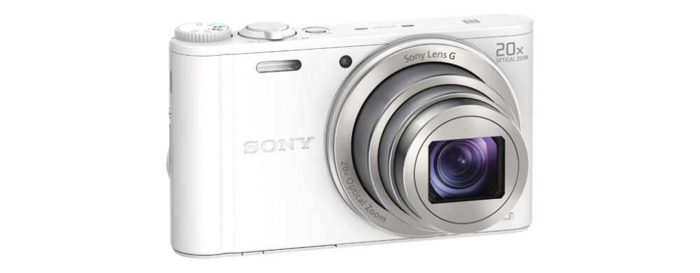 Sony Cyber-shot DSC-WX350 1/2.3  Appareil-photo compact 18,2 MP CMOS 4896 x 3264 Blanc - Très bon état