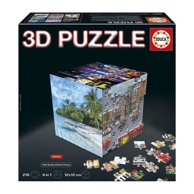 Viaggio intorno al mondo puzzle 3D - Crea la tua avventura personale