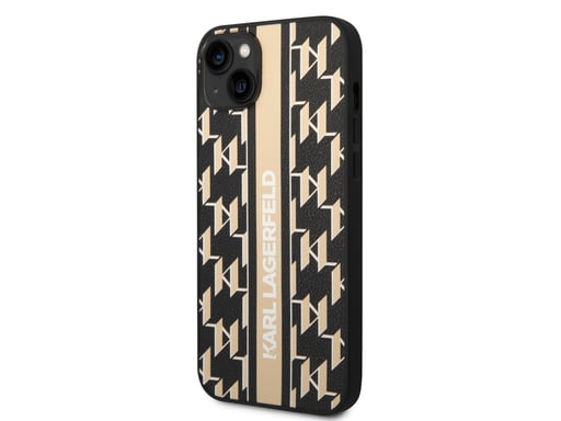 Cover per iPhone 14 Plus PU Monogram Stripe