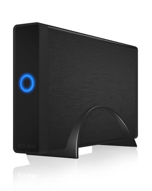 ICY BOX IB-377U3 Boîtier HDD Noir 3.5''