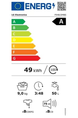 Lave linge hublot Lg F94B15MBS