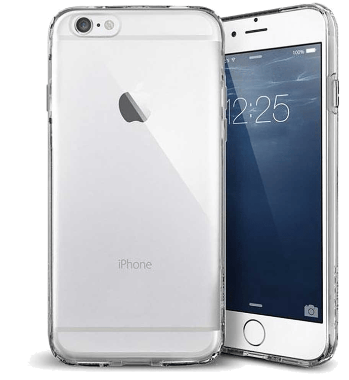 Coque silicone unie compatible Transparent Apple iPhone 6 iPhone 6S