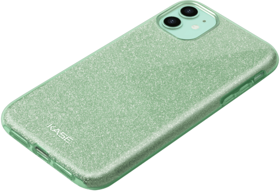 Guscio sottile glitterato per Apple iPhone 11, verde