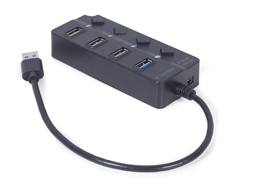 Gembird UHB U3P4P 01 hub & concentrateur USB 3.2 Gen 1 3.1 Gen 1 Type A 5000 Mbit/ Neuf - vue 5