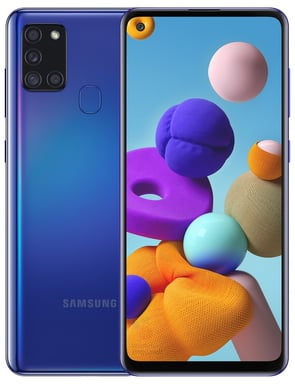 Galaxy A21s 128 Go, Bleu