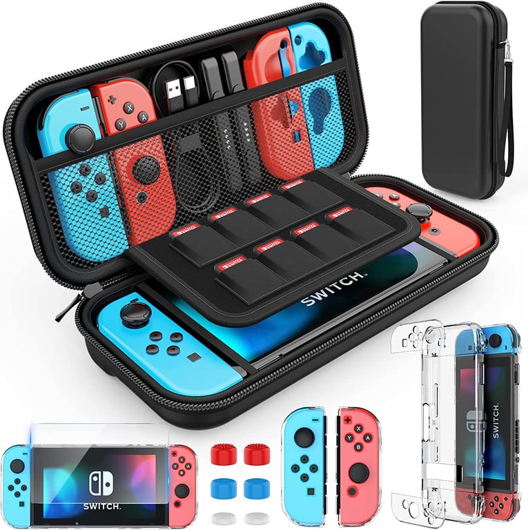 Ensemble de coques de protection pour SWITCH OLED - Neuf
