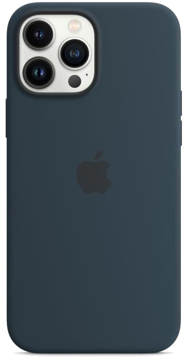 APPLE Coque Silicone pour iPhone 13 Pro Max avec MagSafe - Abyss Blue