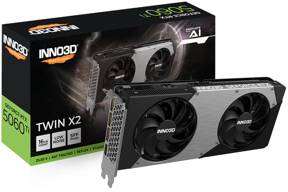 INNO3D GeForce RTX 5060 Ti TWIN X2 NVIDIA 16 GB GDDR7