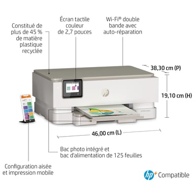 IMPRESORA HP ENVY INSPIRE 7220e MULTIFUNCION INYECCION COLOR