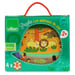 Ensemble de 4 Puzzles en Bois de 6 Pièces sur le Thème des Animaux du Zoo