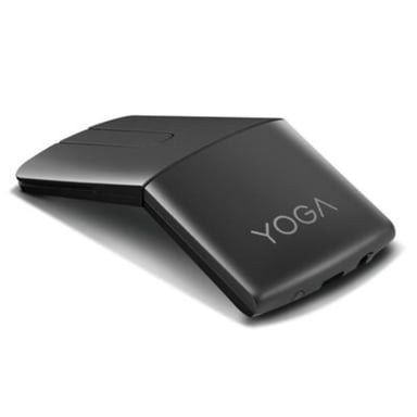 Lenovo Yoga Mouse Negro Ratón óptico inalámbrico con puntero láser de 1600 ppp 3 botones sin distorsión GY51B37795