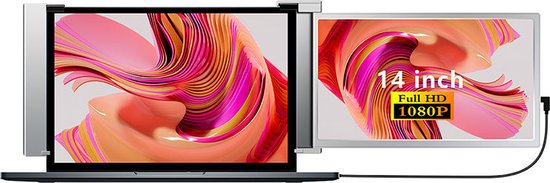 Lipa S14 14 pouces moniteur portable Également pour Windows et MacOS Écran supplémentaire pour ordinateur portable Écran portable Neuf
