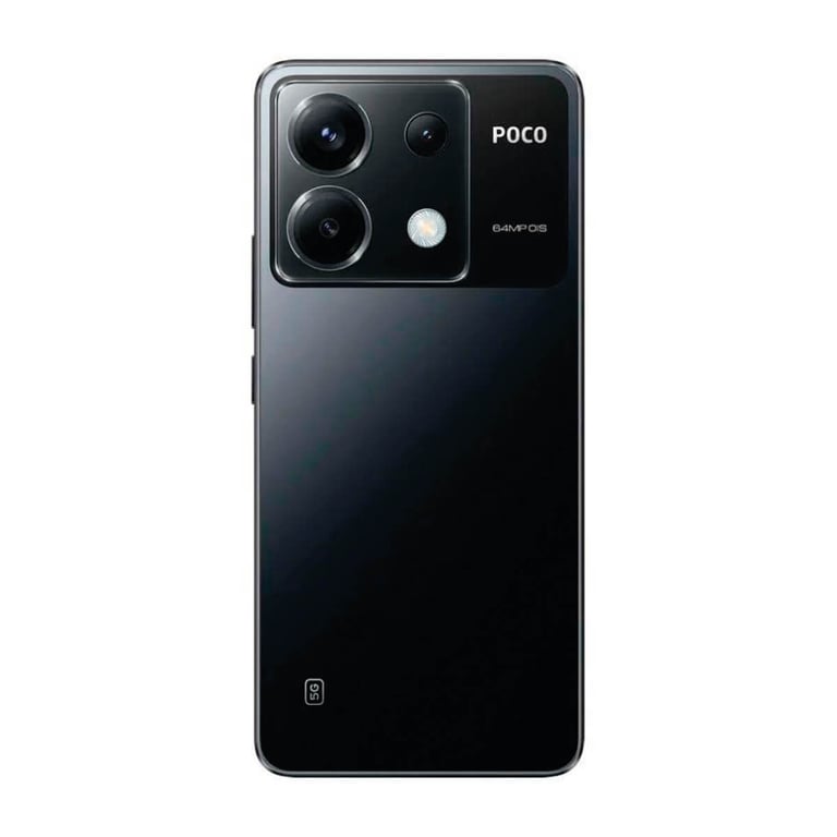 Xiaomi Poco X6 5G 256GB Negro Desbloqueado - Triple cámara 64MP, Snapdragon 7s Gen 2, Batería 5100mAh