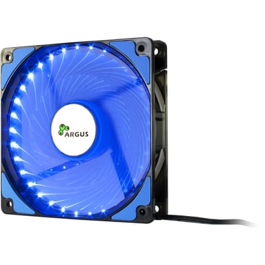 Inter-Tech L-12025 Carcasa del ordenador Ventilador 12 cm Negro, Azul