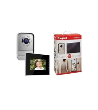 LEGRAND Videoteléfono manos libres de 2 hilos con pantalla de espejo en color de 7 pulgadas e interfono
