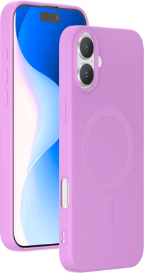 Coque MagSafe pour iPhone 16 Silicone Rose Bigben