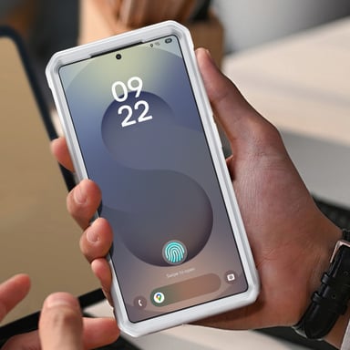 Supcase Carcasa para Samsung Galaxy S25 Ultra Caballete antichoque Transparente