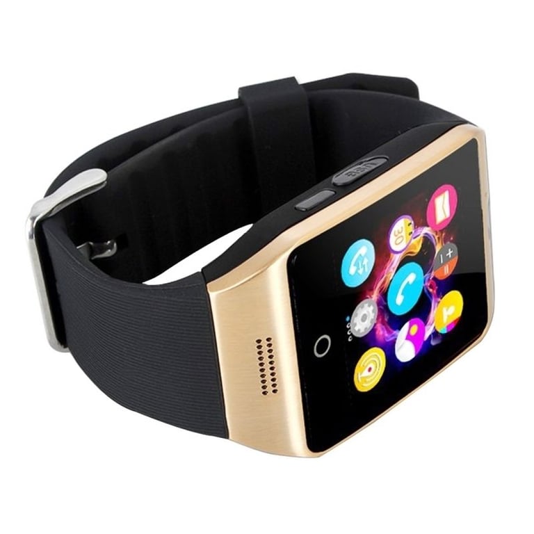 Montre Connectée Android iOs Smartwatch Bluetooth Phone Appels Anti Perte Or + SD 32Go YONIS