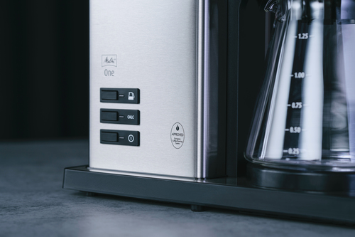 Machine à café MELITTA One Acier inoxydable 10 tasses Détartrage intégré - vue 3