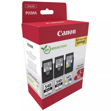 Cartouche d'encre originale de haute qualité pour Canon PG-540XL/CL-541XL (Noir/Cyan/Magenta/Jaune)