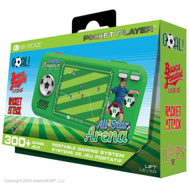 My Arcade - Pocket Player All-Star Arena - Consola de juegos portátil - 307 juegos en 1