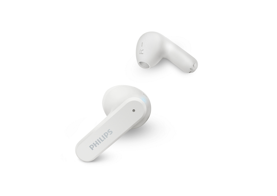 Philips TAT2139WT00 écouteurs Intra Auriculaires sans Fil Petits Embouts Bon Rapport qualité Prix Son Naturel avec Basses dynamiques appels clairs et étui de Chargement de Poche - vue 10