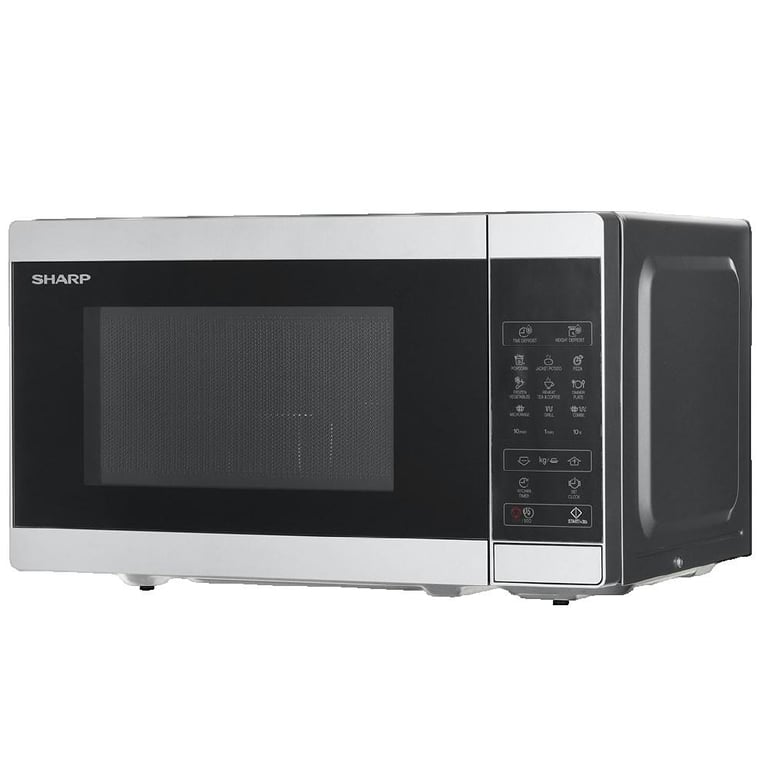 Micro-Ondes Combiné Sharp YC-MG02E-S – 20L, 1270W, 11 Niveaux de Puissance - vue 3
