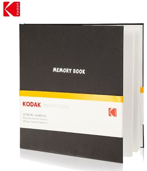 KODAK 9891312 - Album Photo de 20 pages adhésives, Format 32,5x33cm, Noir