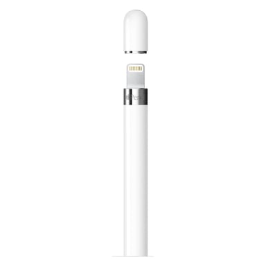 Apple Pencil 1re génération pour iPad 6 à 11 (2018/2025) / Pro 12.9 (2015/2017) / Air 10.5 (2019) / Pro 10.5 (2017) / Pro 9.7 (2016) / Mini 5 – blanc