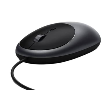 Souris Filaire C1 USB-C Moderne et Ambidextre Gris