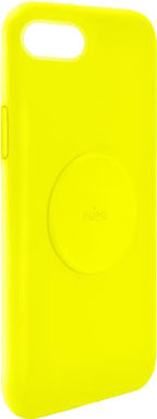 Funda Magnética de Silicona Icon Amarillo Fluorescente para iPhone 6/7/8/SE20 Puro