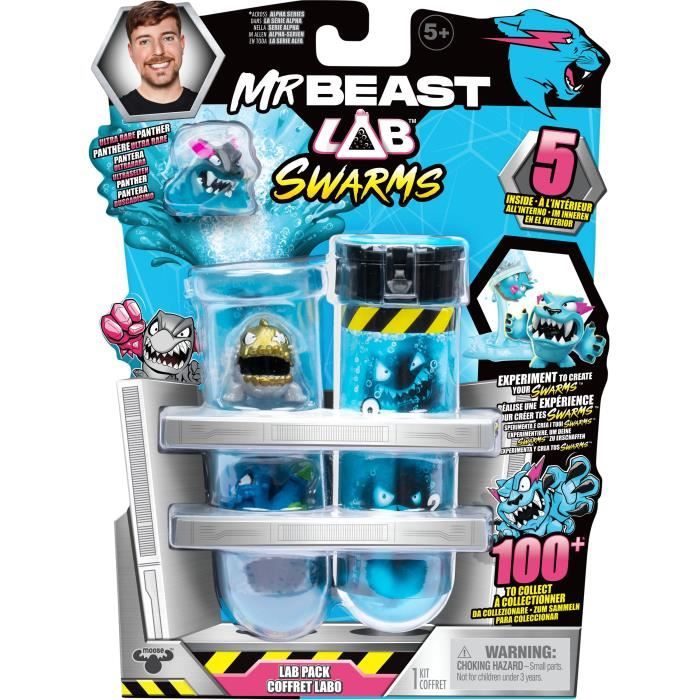 5 MINIS FIGURINES SWARMS MRBEAST LAB - vue 4