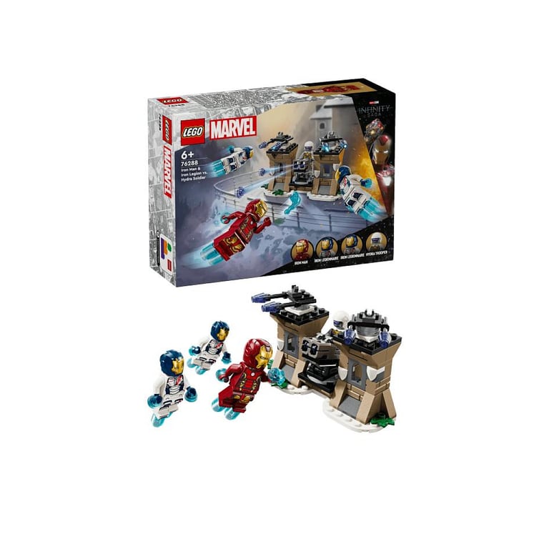 76288 LEGO Marvel : Iron Man et l'Iron Legion contre le soldat de l'Hydra - Neuf
